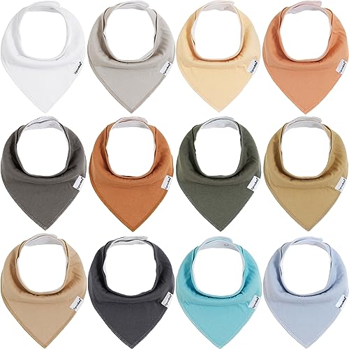Image of Baby Drool Bibs for Boys Girls,Baby Bibs for Teething and Drooling,Baby Boy Bibs,Baby Girl Bibs,Newborn Bibs for Baby Boy Girl