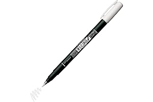 Tombow Irojiten Fudenosuke Pastel Brush Pen for Black Paper, White