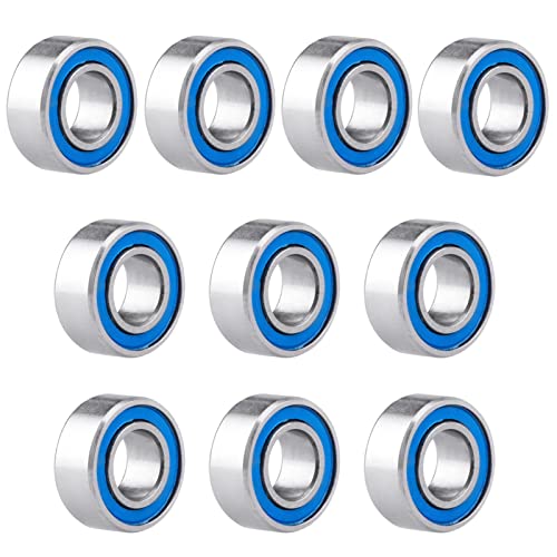 Image of High Performance Professional RC Ball Bearings 10pcs for Traxxas Arrma Axial HPI Team Associated Losi Redcat Racing RC Cars Trucks Models (5x10x4mm)