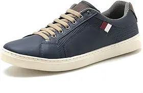 Sapatenis Sapato Masculino Tênis Free Jump Pl02 Azul