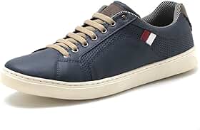 Sapatenis Sapato Masculino Tênis Free Jump Pl02 Azul