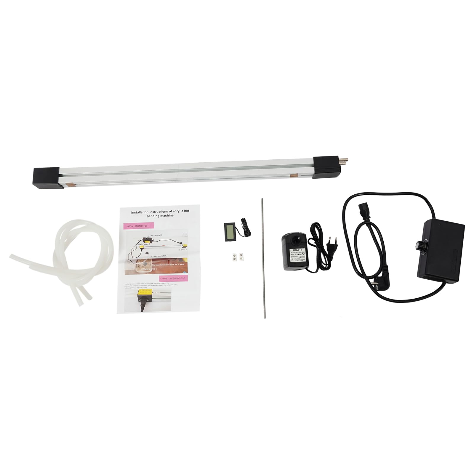 Piegatrice acrilico 600 mm riscaldatore portatile PVC 24 pollici