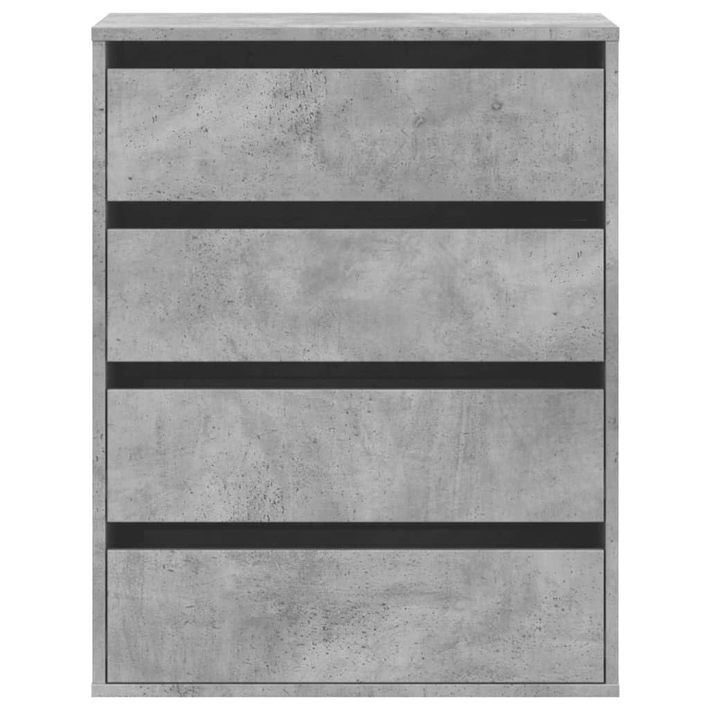 ShGaxin Komoda narożna z drewna betonowego, szara, 60 x 41 x 76 cm, wygodna sypialnia, meble do sypialni, komoda na szafę, szuflady do sypialni, komody i szuflady - 852873