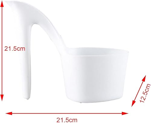 Miniatura 8 de Bothyi Maceta de tacón alto en forma de decoración para el hogar, forma de zapato de mujer, adornos de mesa para interiores y exteriores, maceta de