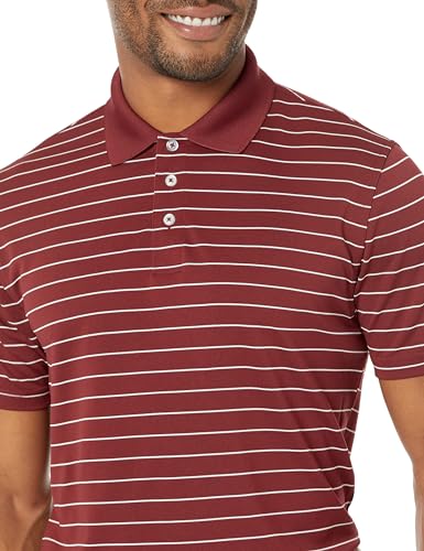 Image of Amazon Essentials Men's Moisture Wicking Golf Polo Shirt, Short Sleeve, Slim-Fit, Quick-Dry