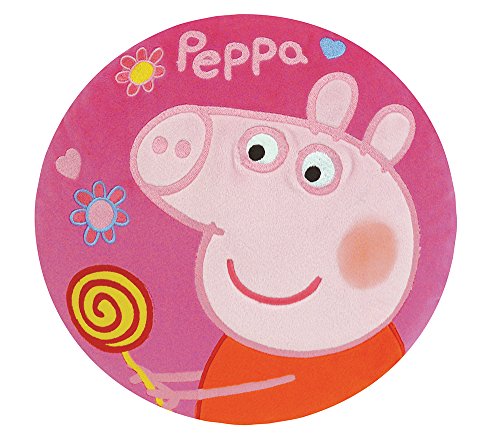 Jemini Fun House 712295 Peppa Pig Coussin Rond Rose Ø 28 cm