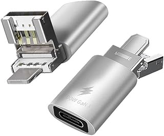 SUCADA 4 in 1 OTG Adapter,USB to Type-C Adapter, Lightning Female to Type C Male PD Fast Charging Adapter for iPhone15 Series,USB C to Lightning Fast Charging Data Transfer Converter Cable Adapter