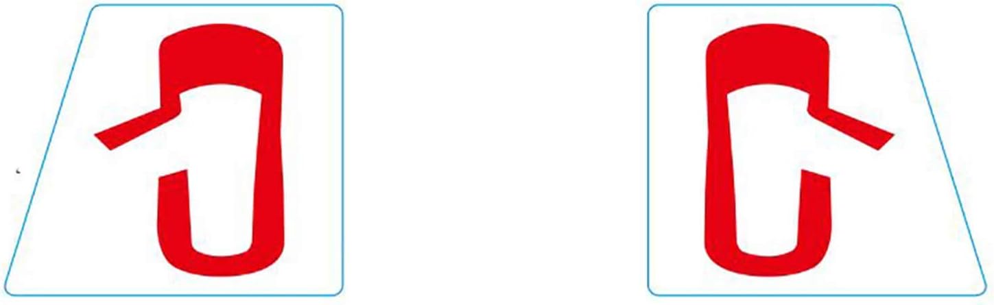 Tesla Model 3 'Open Door' Button Decal/Labels/Stickers and Emergency Lever Labels