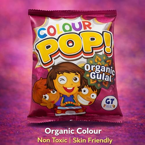 Image of Colour Pop Organic Gulal|Pink|80g