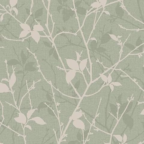 Boutique Belle Sage Green Wallpaper Design Cover