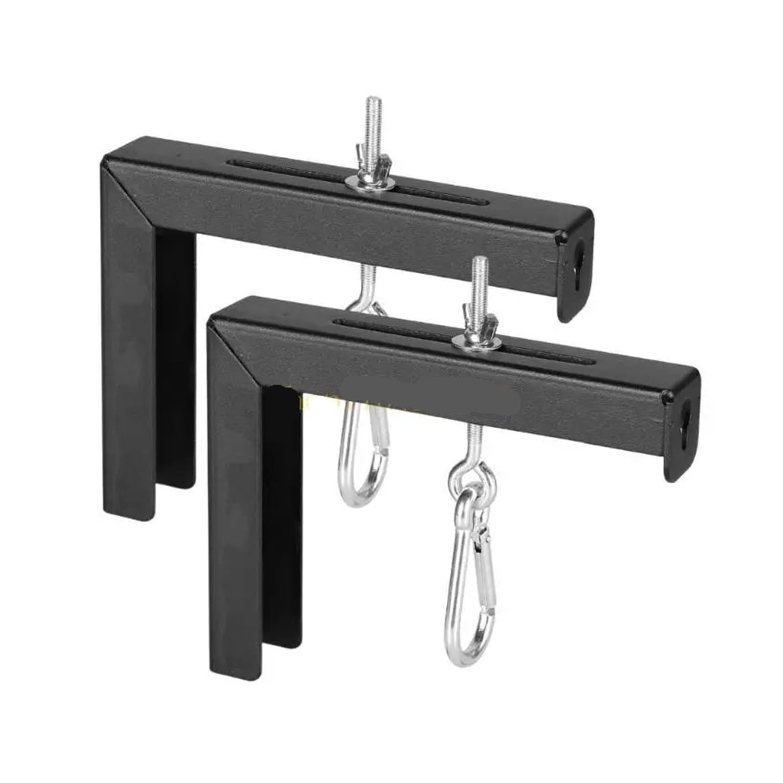 Projector Screen Bracket Projector Screen Wall Mount Brackets, 6Inch Adjustable Extension with Hook Ceiling/Wall Mountable Holder, 80Lb Load