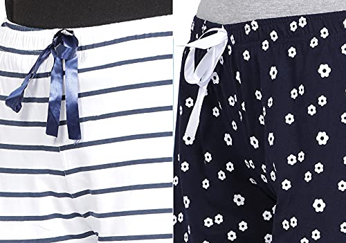 Image of Club A9 Womens 100% Organic Cotton Printed Regular Shorts - Pack of 2 (Multicolor)