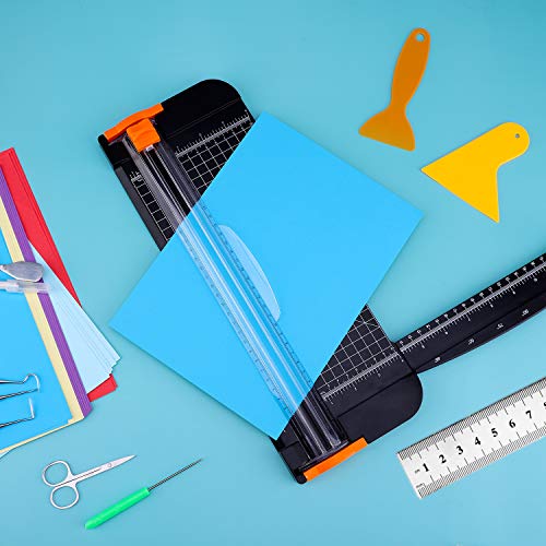 Image of 23PCS Weeding Tools for Vinyl, Craft Weeding Tools Set with 12Inch Paper Cutter and Trimmer for Scrapbooking,Silhouettes,Cameos,Lettering,Cutting,Craft Paper, Labels and Cardstock(Black)