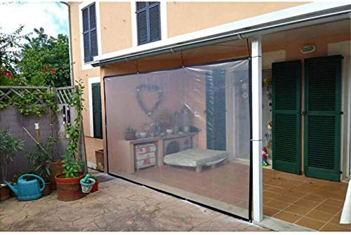 Bâche transparente avec œillets 3'x3' en plastique imperméable pour abri - 7