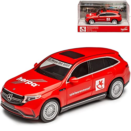 Mercedes-B EQC N293 SUV AMG Spielwarenmesse Nürnberg 2020 Modell Ab 2019 H0 1/87 Herpa Modell Auto