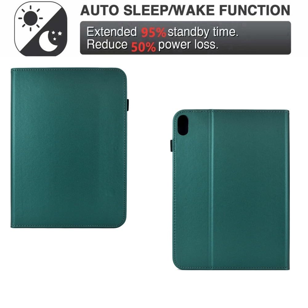 Generic etui kompatybilne z Samsung Galaxy Tab A9 8,7 SM-X110 X115 X117 (kolor: brązowy) Smart Leather Flip Stand Case Plain Back Cover
