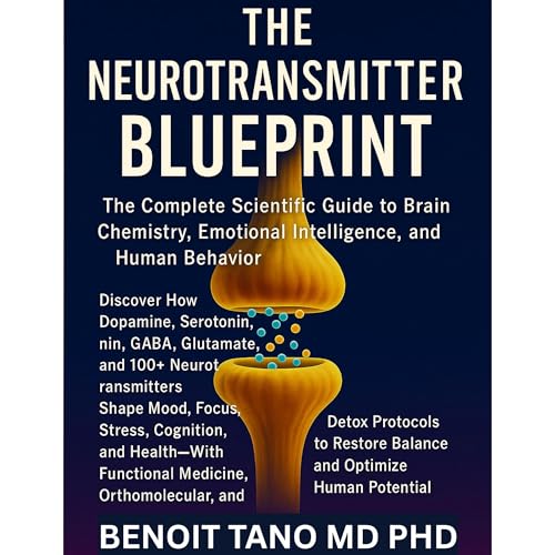 THE NEUROTRANSMITTER BLUEPRINT Audiolibro Por BENOIT TANO MD PHD arte de portada