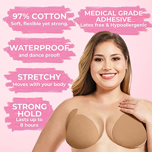 Breast Lift Tape - 3 Pairs w/Nipple Covers - Boob Tape - Boobtape3