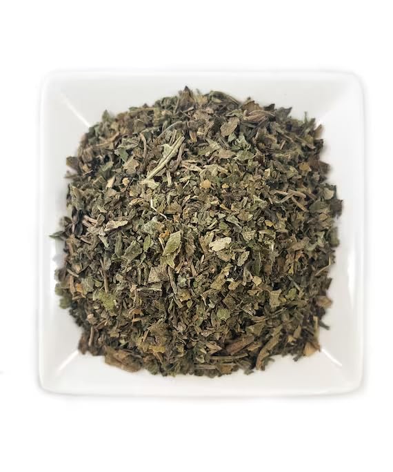 NY Spice Shop Lobelia Herb Cut & Sifted - 8 Ounce Dried Lobelia Inflata - Green Herb Pieces for Teas Infusions Soups Broths Sauces Marinades and Savory Kitchen Recipes