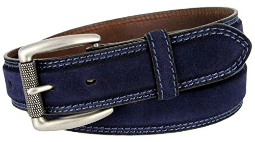 Fullerton Full Grain Suede Casual Jeans Leather Belt 1-3/8
