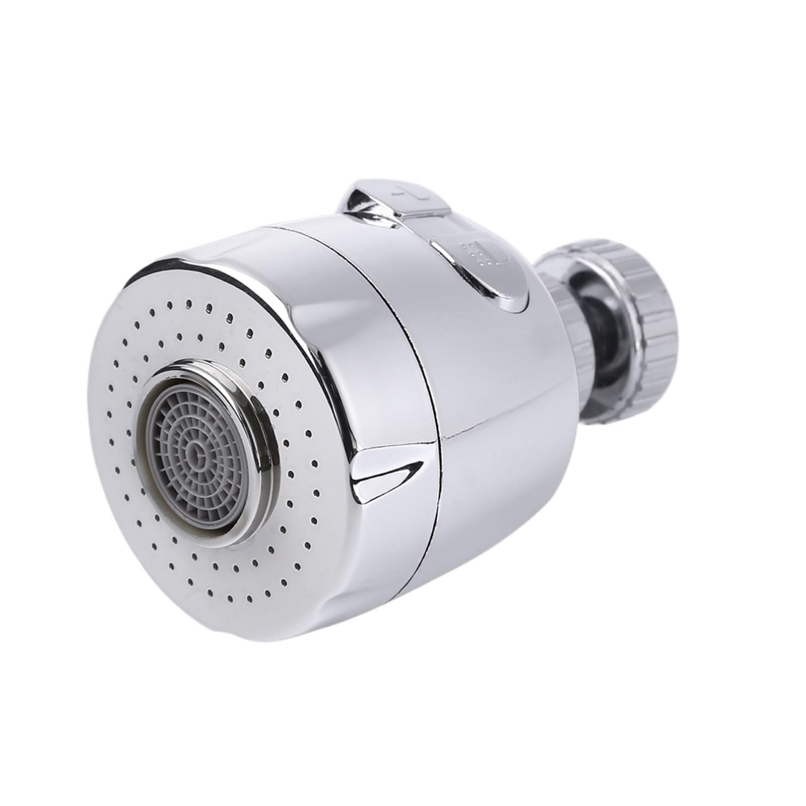 Goxqit One Color 2 Pcs Kitchen Faucet Aerator Adjustable 360 Degree Swivel Three Mode Sprayer Filter Diffuser Water Saving Nozzle Bath Connector For Kitchen Basin(2 Modes-8.5 * 2.5Cm)