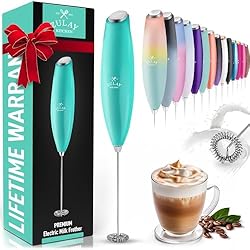Motor Electrico De Licuadora Zulay - Espumador de leche potente para café con motor de titanio mejorado, batidor de mano, espumador de leche, mini licuadora y mezclador eléctrico para café con leche, matcha, sin soporte, color