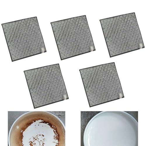 Generico Trapos multiusos para lavavajillas, paño para sartenes no rayado, húmedo y seco | Accesorio multifunción para higiene de cocina para vajilla, azulejos, horno, fregadero, ollas, sartenes