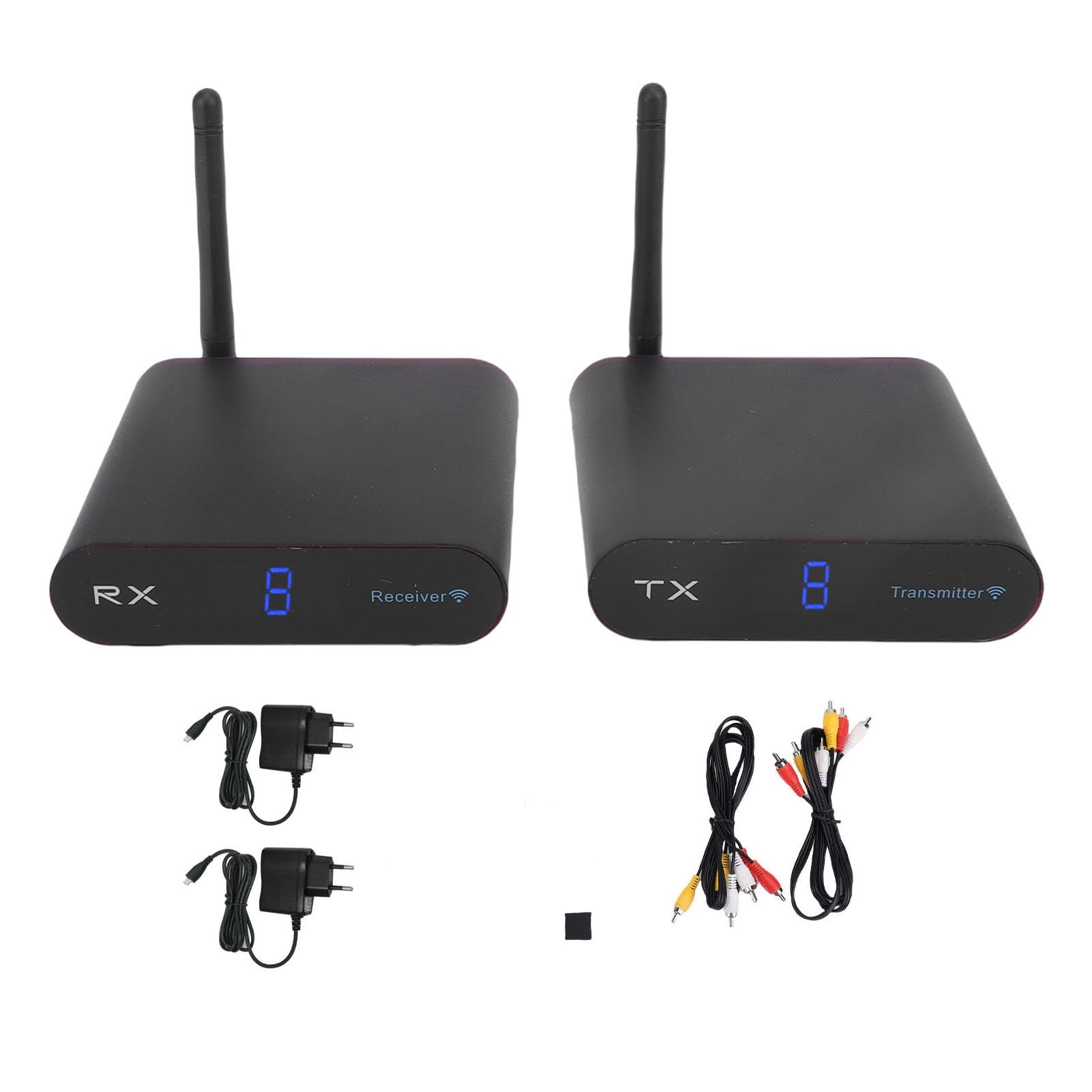 Annadue Émetteur AV sans Fil HDMI Longue Portée 200 M 2,4 GHz 8 Canaux