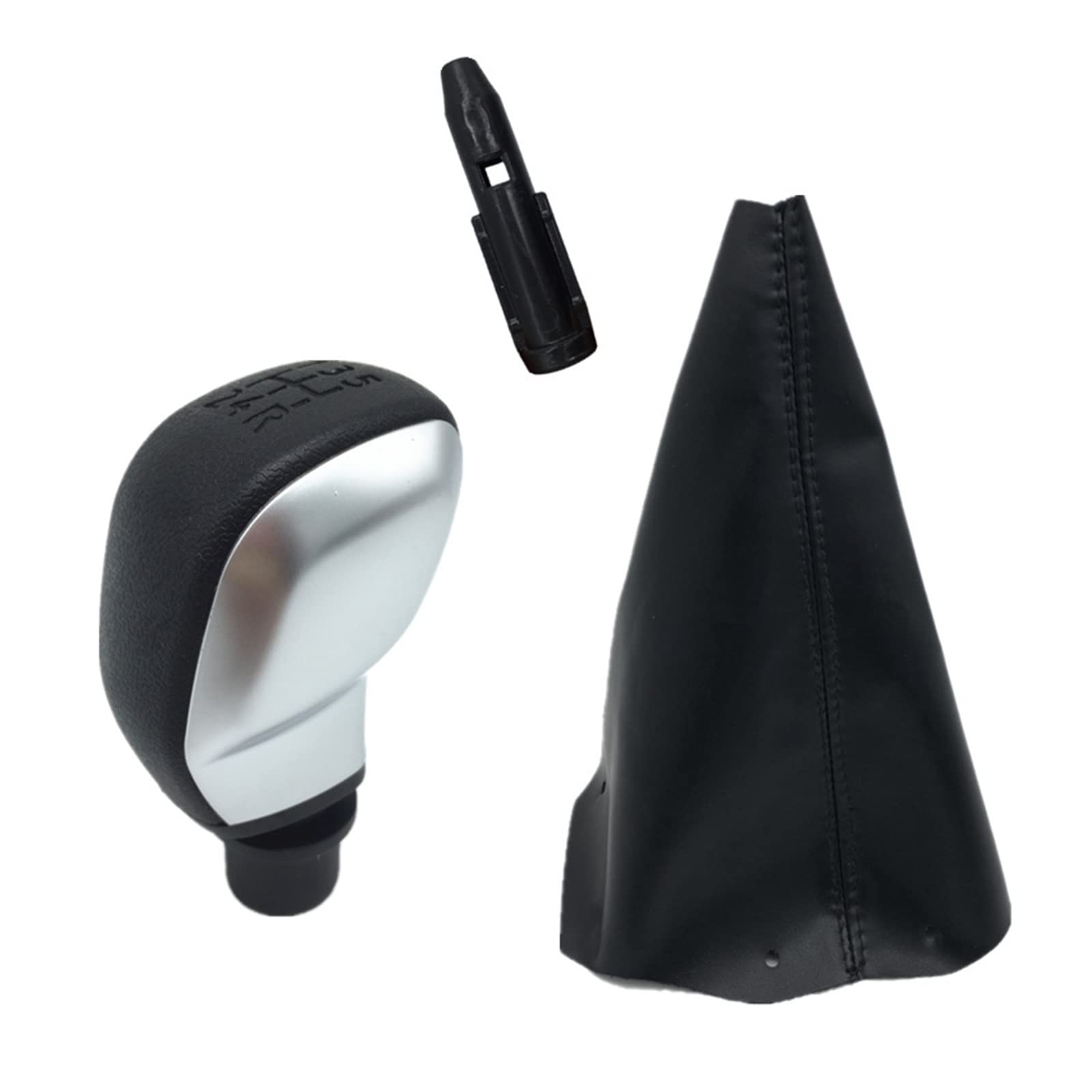 Caidis 1 Car Gear Shift Knob For Peugeot 06 206 206Cc 207 307 308 Car Hand Speed Gear Shift Knob Shifter Pu Leather Gaiter Boot Gear Lever Knob(1)