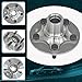 IRONTEK RUC000074x2 Rear Left & Right Wheel Hub Fit for Land Rover 03-12 Range Rover 5 Lugs 2PCS