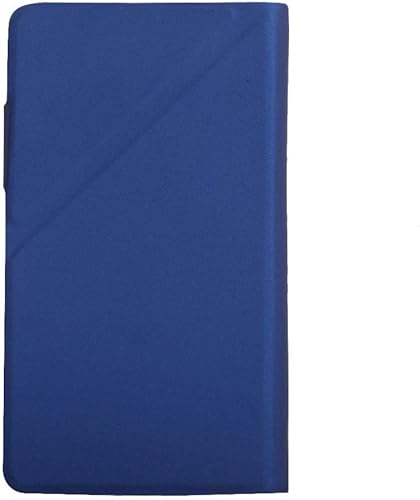Etui Univ Colle Magique Bleu NUI Effet Peau de pêche/Coin Pliable Taille S pour 