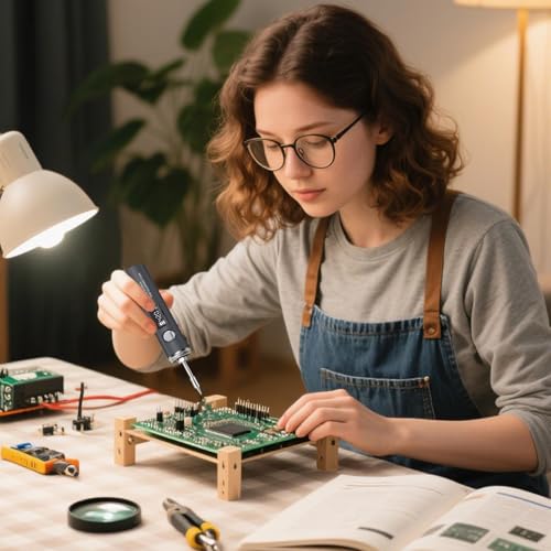 Fer à souder réglable LCD USB résout les pannes électroniques en déplacement