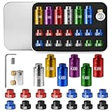 Hexola Bullet and Headspace Gauge Comparator Kit with 14 Inserts & 6 Bushings, Headspace Comparator Kit for...