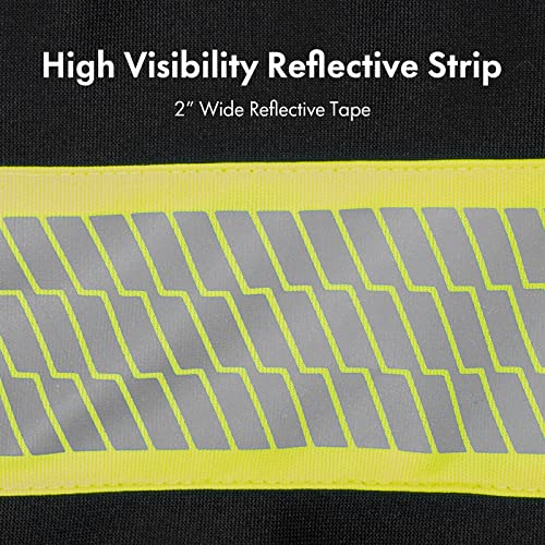 Blknights Safety Hoodie For Men Reflective Wool Fleece High Visibility Ansi Class 3 Work Construction Sweatshirt Black Xl #TOP4