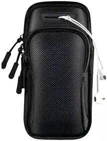 Braçadeira Esportiva Pochete Bolsa de Braço Impermeável Alça Ajustável para Celular acessórios Corrida Caminhada Treino