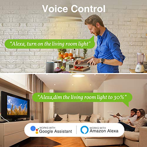 Gosund Smart Dimmer Switch, Smart WiFi Light Switch Works with Alexa Google Home, with Remote Control Timer Countdown, Single-Pole, Neutral Wire Required, ETL and FCC Listed, No Hub Required (1 Pack) - Thumbnail 6