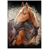 ravensburger puzzle 1000 pferde Gelegte Puzzle Größe von 68 x 48 cm das perfekt Puzzle für Erwachsene mit 1000 teilen.