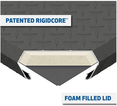 Miniatura 7 de UWS EC10033 - Caja de herramientas de aluminio de pared pesada de 72 pulgadas, color negro mate con tapa RigidCore