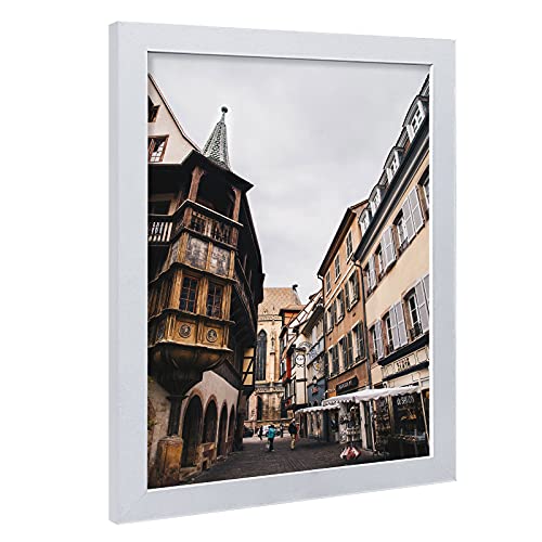 Image of VCK 16x20 Frames 3 Pack, White Poster Frame MDF Wood with Polished Plexiglass, Wall Mounting Horizontal & Vertical Display
