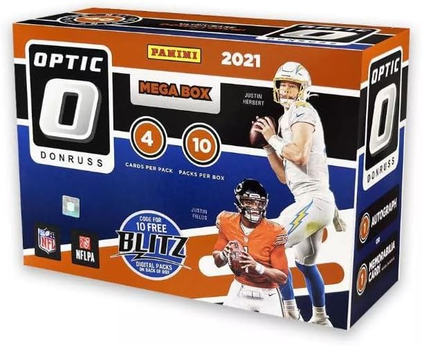 Miniatura 2 de Panini NFL Donruss - Mega Box de fútbol óptico 2021 – 1 tarjeta de autógrafo o recuerdo