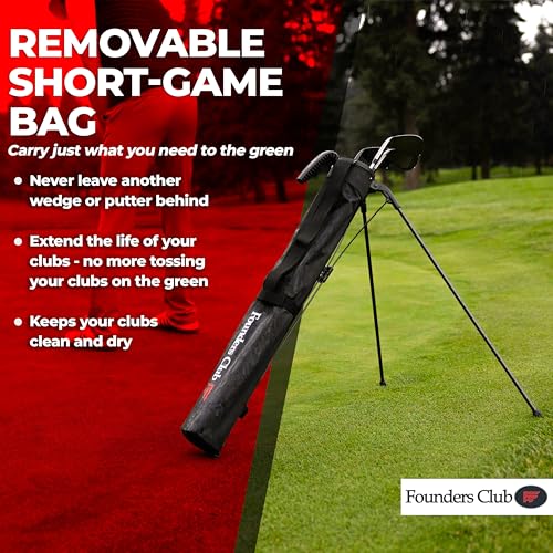 Founders Club 2 in 1 Golf Cart Bag with Removable Short Game Stand Bag- 15 Dividers - Image 4