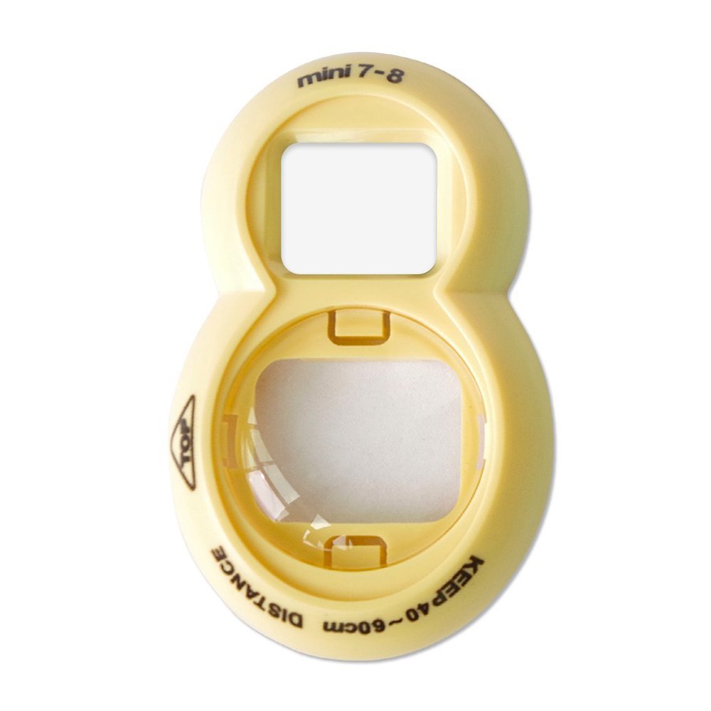 FoRapid Instax Mini Selfie Lens Close Up Lens with Self-Portrait Mirror for Fujifilm Instax Mini 9 Mini 8 Mini 7s & Polaroid 300 Instant Film Cameras (Yellow)