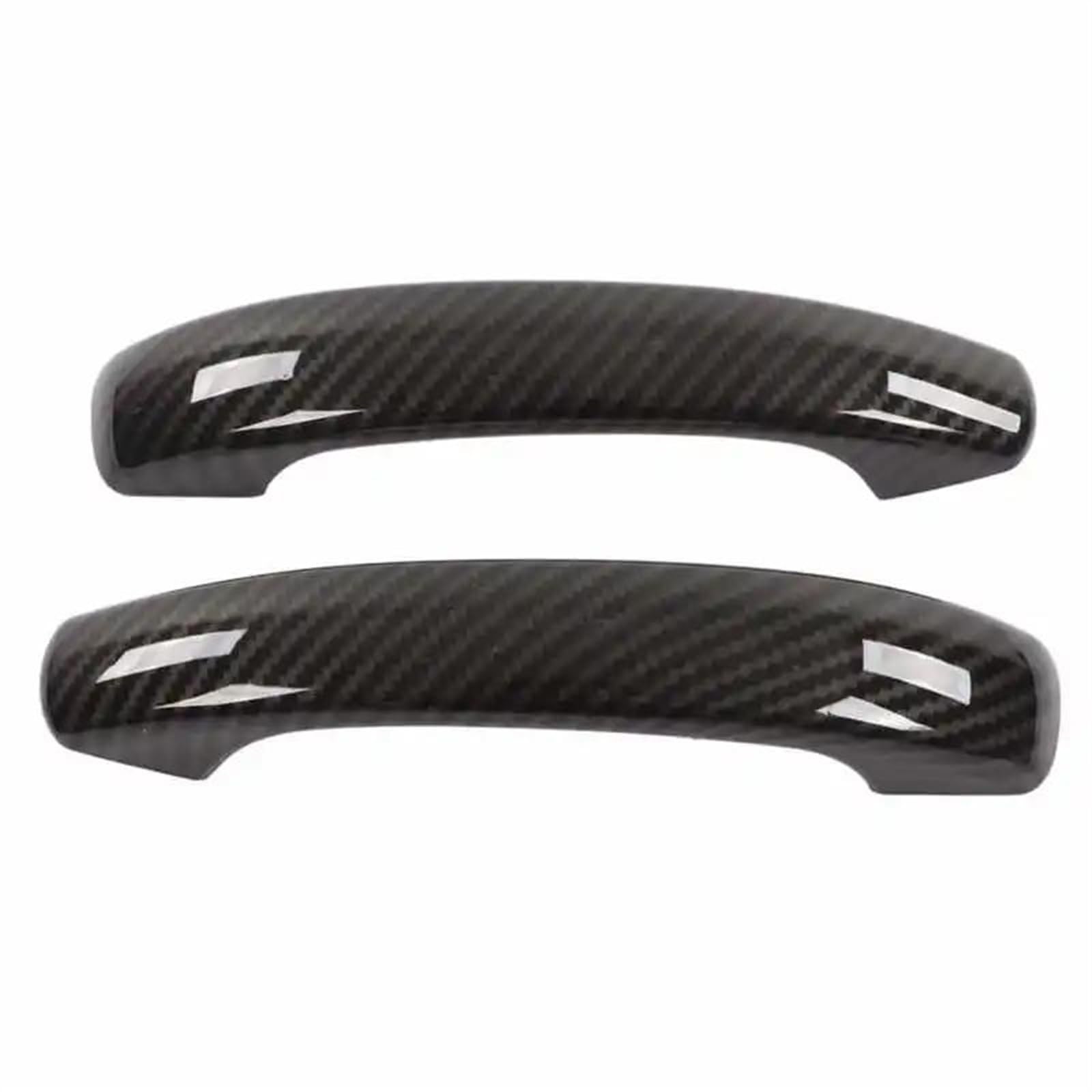 SLIMES Carbon Fiber Chrome Car Door Handle Bowl Cover for Smart for Fortwo W451 Accessories Sticker Protection
