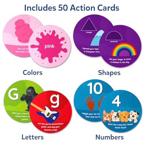 Image of Skillmatics Flash Cards for Toddlers - Jump & Learn Letters, Numbers, Shapes & Colours, Preschool Learning Toys, Travel Game, Gifts for Kids Ages 2, 3, 4, 5