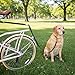 Dog Bike Leash with 3-Position Control Lock & 180° Shock-Absorbing Swing | Hands-Free Bicycle Exerciser for Safe Training & Trail Riding | Tangle-Free Attachment for All Dog Sizes, Large to Small