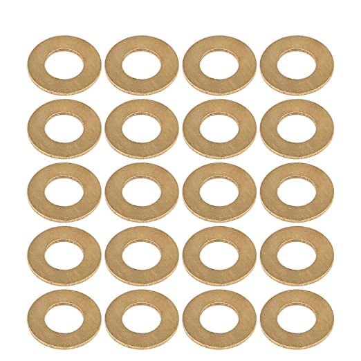 M10 Flat Washer Copper Sealing Ring, Inner Diameter 10mm, Outer