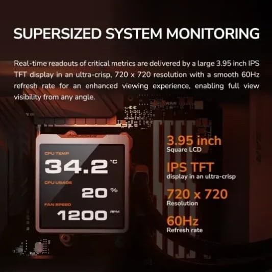 CPU Water Cooling Poseidon Vistek Pro 360, ARGB, Black