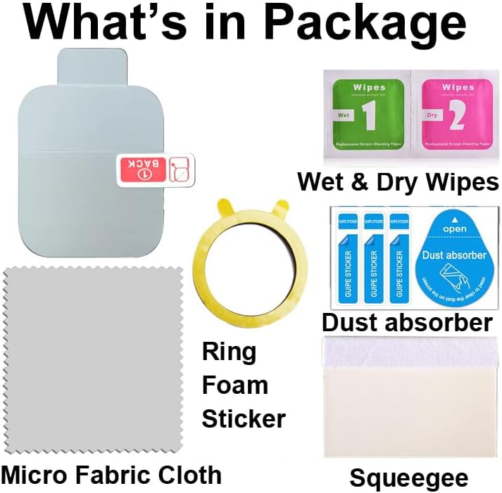 Screen Protector Compatible with Banlvs Sanorum 1.83” G56 Smart Watch, Soft TPU, 6-pack, Full Coverage, Bubble Self-healing - Image 4