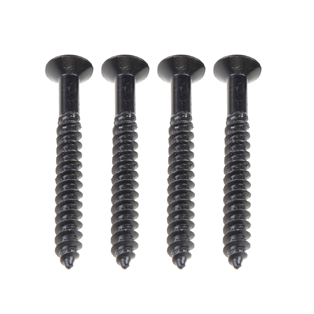 Heallege Neck Plate Mounting Screws For BoltOn Neck Fender Strat Guitar Parts Accessory Black