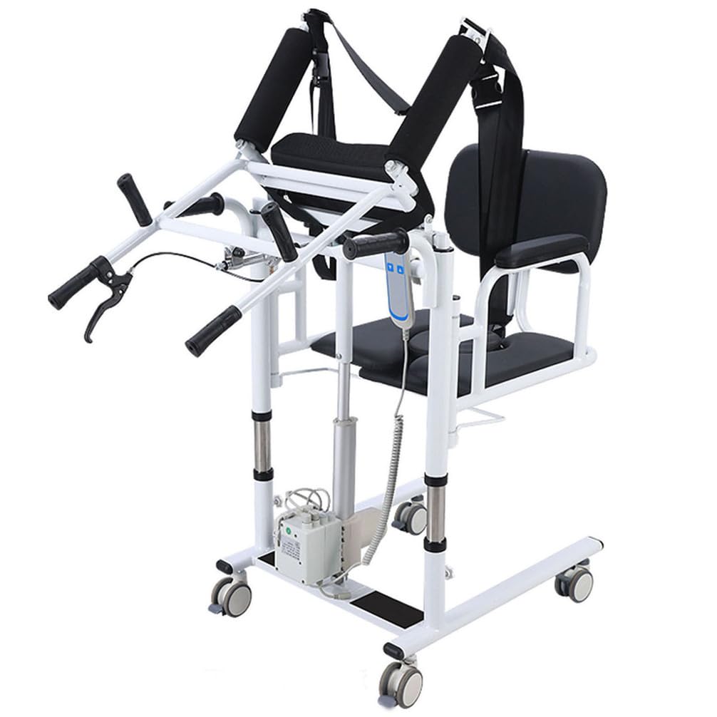 Silla De Transferencia Eléctrica para Personas Mayores con Regulación De Altura, Cuyo Asiento Se Abre 180° para Facilitar Las Transferencias Entre La Cama, El Sofá Y El Inodoro. Carga Máxima: 200 Kg